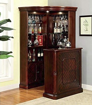 corner liquor cabinet